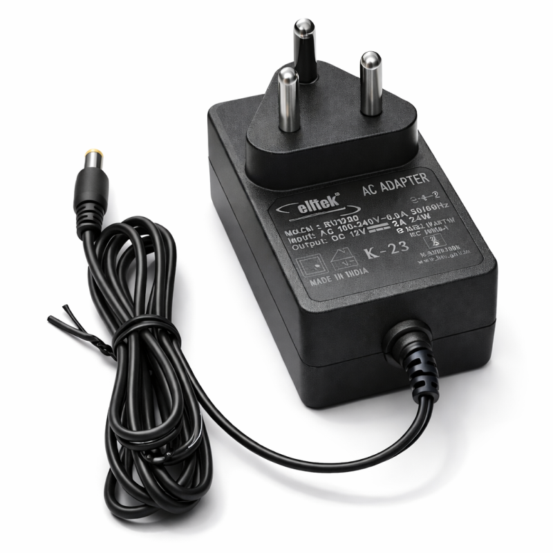 CLICK WALL TYPE 3 PIN AC ADAPTER (RU1220) (12V 2A) For Routers
